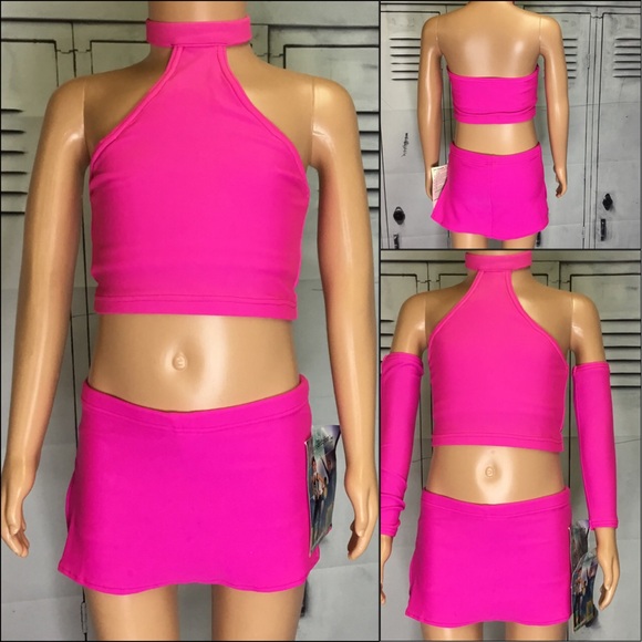 Dance cheer set youth xs satin stitches - Picture 1 of 6